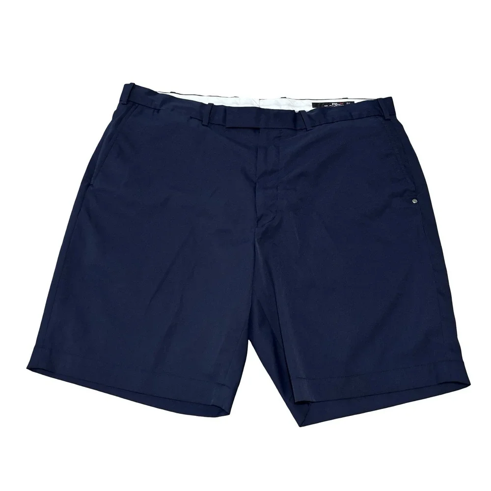 RLX Ralph‎ Lauren Men's Flat Front Golf Casual Shorts Blue Size 38 x 9